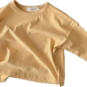 New gold oversized baby toddler shirt 6-12 months